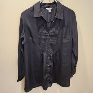 WHITE STAG Women's Plus Size long Sleeves Button Down Shirt size 20